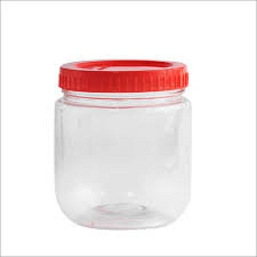 Lightweight Leak Resistant White Solid Plastic Empty Jars with Screw Cap