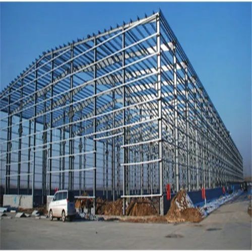 Rust Proof Mild Steel Shed Fabrication For Industrial Use