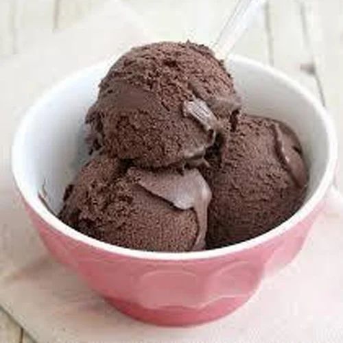 Skimmed Milk Sweet Delicious Dark Chocolate Ice Cream