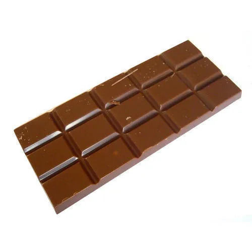 Dark Brown Sweet And Delicious Taste Rectangular Shaped Chocolate Slab