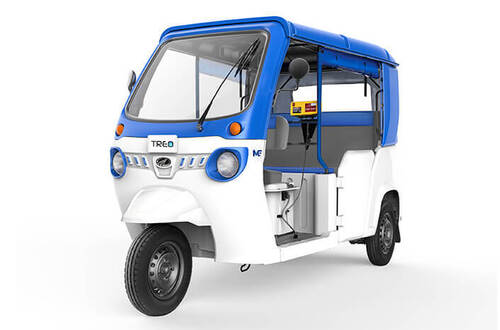 Black Upto 50 Kmph Electric Rickshaw For Commercial Use