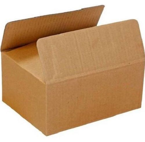 Machine Made 16 X 8 Inch Plain Rectangular 3 Ply Corrugated Box