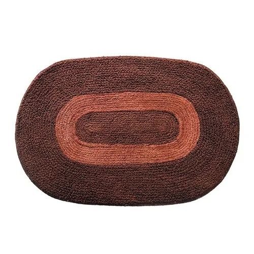 18x28 Inch Washable And Water Absorbenced Ovel Cotton Door Mat