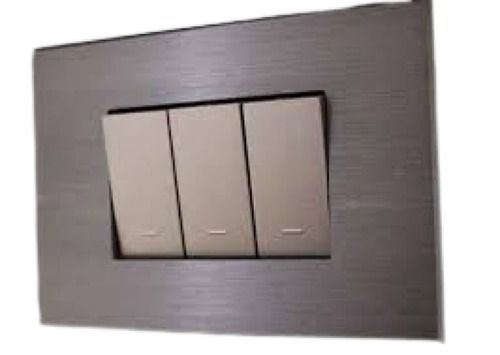 230 V Modern Design Grey Electrical Modular Switch Boards Dimension(L*W*H): 1 X 5.9 Inch (In)