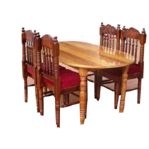 Dining table set 4 deals seater oval shape