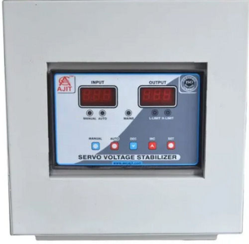 550 X 500 X 1000 Mm 25 Kva Rated Power Three-Phase Servo Voltage Stabilizer Ambient Temperature: N/A Rankine