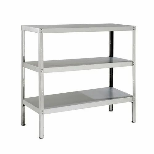 Double Compartment Rust Proof Stainless Steel Rack For Commercial Use