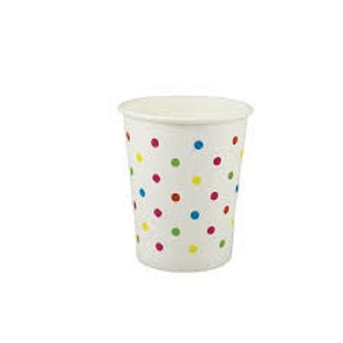 Biodegradable Eco Friendly Printed White Disposable Paper Cups For Party, 90 Ml