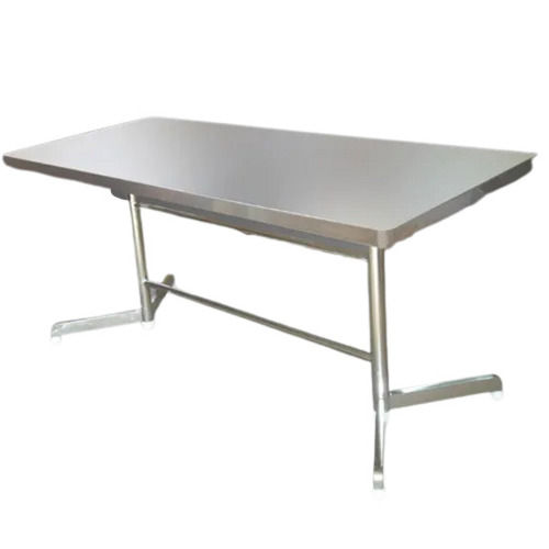 Machine Made Polished Finish Corrosion Resistance Modern Stainless Steel Table For Outdoor Furniture