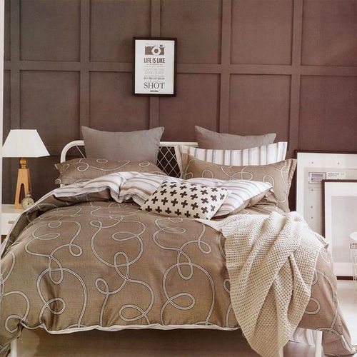 Wyatt Designer Cotton Sateen Duvet Cover Set For Bedroom