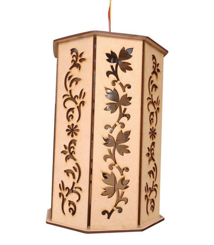 10 Inches 650 Grams Modern Color Coated Mdf Diwali Lantern For Decorative