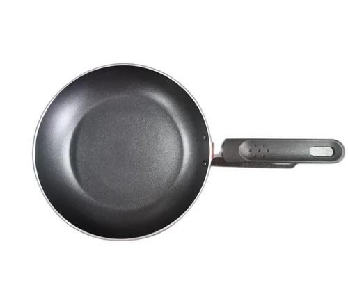 4 Mm Thick 2 Kilogram Non Stick Aluminum Alloy Fry Pan With Plastic Handle