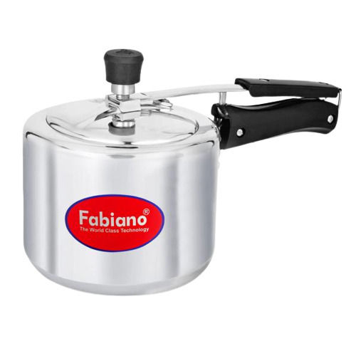 Corrosion Resistant 5 Liter 4 Mm Thick Polished Finish Aluminum Pressure Cooker 