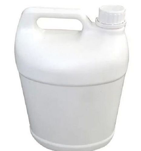 White 5 Litre Capacity Plain Plastic Jerry Can