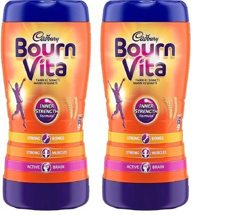 Va352 Sparkle Hpl Acp Sheet Cadbury Bournvita Chocolate Flavored Kids Health Drink, 500Gm (Pack Of 2)