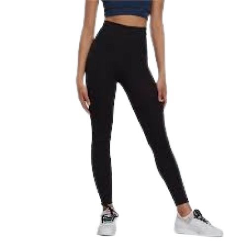Black High Waist Ladies Cotton Leggings, Casual Wear, Straight Fit at Rs 76  in Chennai