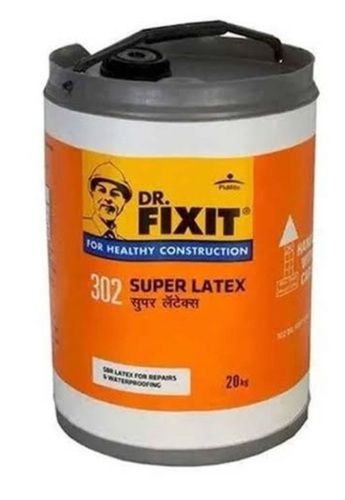 Milky White Dr. Fixit 302 Super Latex Waterproofing Chemical For Construction