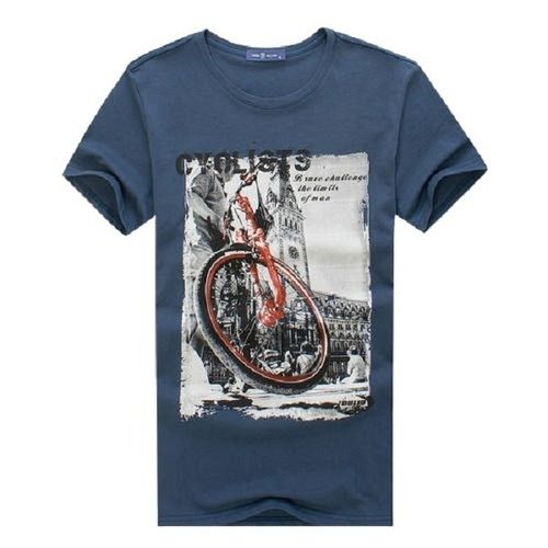 Stylish Casual Wear Half Sleeve Printed Grey Men T Shirts Age Group: 18 Above