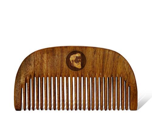 Unisex Hard Structure Wooden Comb For Personal Use