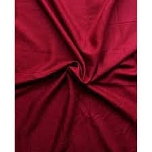 Maroon Washable Soft And Lightweight Silky Texture Plain Dyed Rayon Fabric