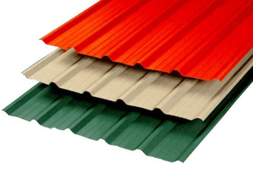 Multicolor 0.50 Thick Rectangular Corrugated Galvanized Iron Profile Sheet 