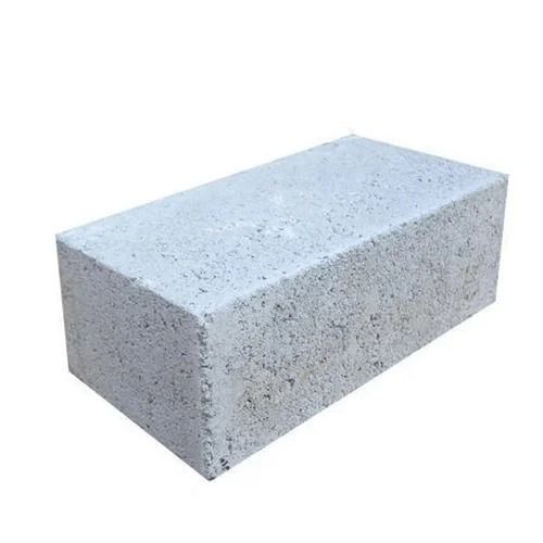 Gray 10.3 Mm Thick Solid Rectangular Cement Brick For Construction