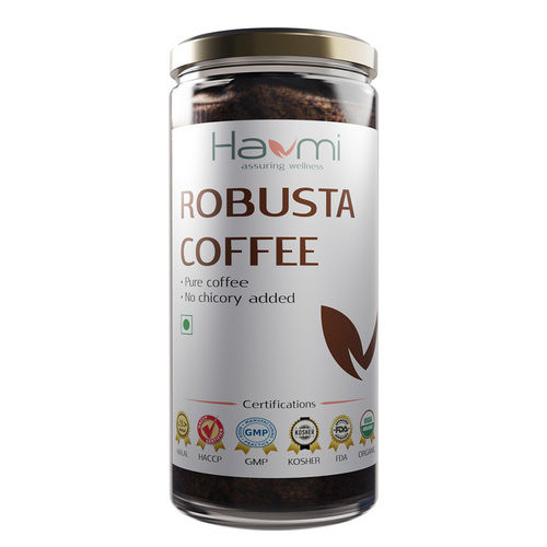 100% Pure Distinctive Earthy Flavor Robusta Coffee Without Chicory