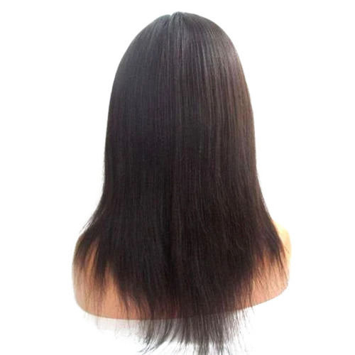 20 Inches 200 Gram Hand Tied Silky Synthetic Straight Hair Wig