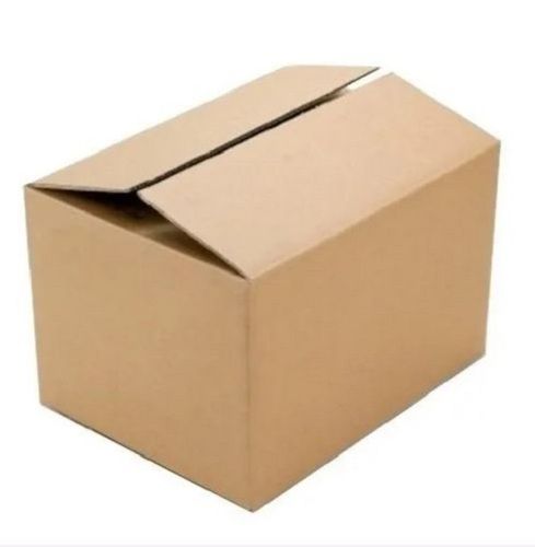 Laminated Material 21X13X11 Inches Matte Finished Rectangular Plain Corrugated Carton Box