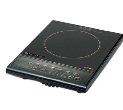 Black 260 X 260 Mm Polished Rectangular Induction Cooker For Kitchen Use