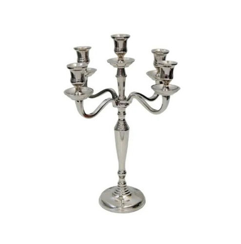5x12 Inch Aluminium Candle Holders For Home And Wedding Decoration