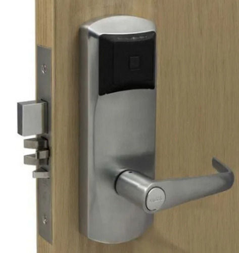 Silver And Black 8 Inches 1 Kg 210 Volts Stainless Steel Electronic Door Lock For Hotel 