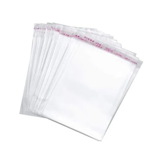 Transparent 8X12 Inch Rectangular Polypropylene Bopp Bags For Packaging 