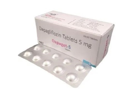 Dapagliflozin Tablets - 5mg Composition, 10x10 Tablets for Lowering Blood Sugar in Adults