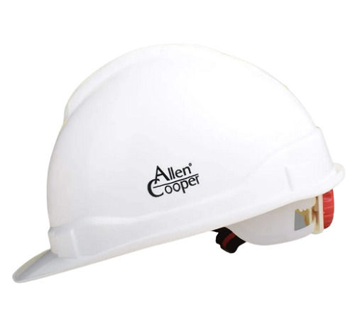 White Durable Open Face Pvc Plastic Safety Helmets For Security