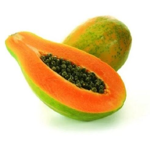 Oval Shaped Pure And Natural Non Glutinous Sweet Whole Fresh Papaya