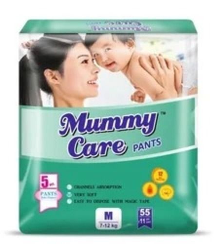 Pack Of 10 Pieces Soft Absorbent Polypropylene Baby Diaper