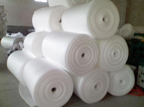 Plain White EPE Foam Roll, Thickness 3-5 mm