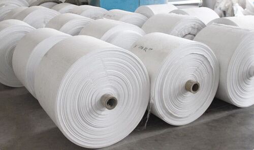 PP Woven Circular Fabric - Laminated or Un-Laminated, Tear-Resistant White Rolls with UV Treatment for Durability