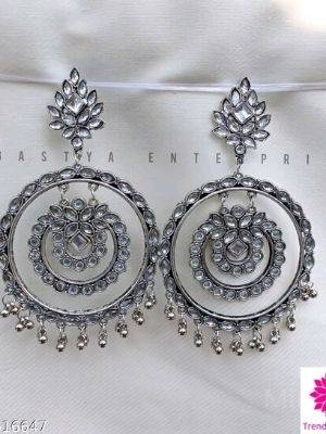 Shimmering Fancy Imitation Earrings