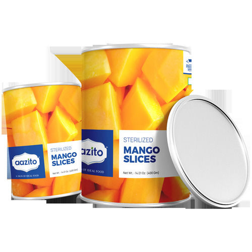 Sterilized Ready To Eat Canned Mango Slices