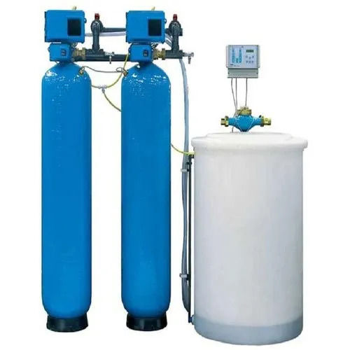 Vertical 100 Lph Capacity Water Softener For Domestic And Commercial