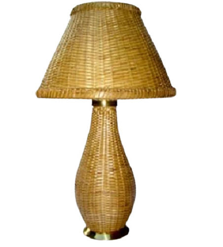 Brown 12.5X8X22 Inch 60 Watt Power Electric Bamboo Table Lamp