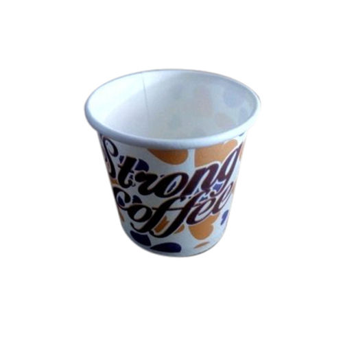 White 120 Ml Eco Friendly Printed Disposable Coffee Cup For Events And Parties