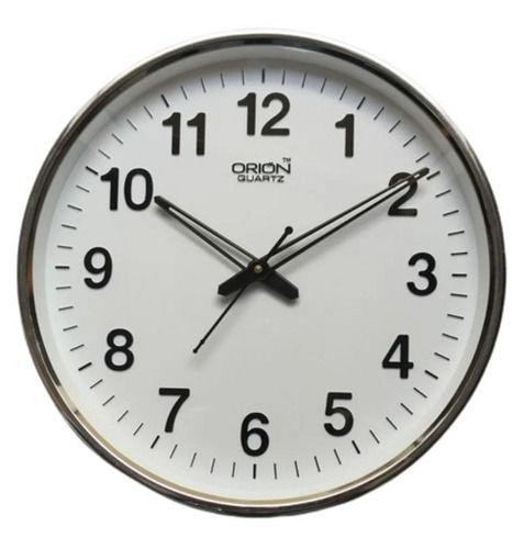 15 Inches Plastic Body Round Analog Dial Office Wall Clock