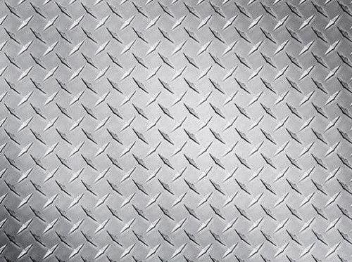 16 X 4 Feet Galvanized Mild Steel Chequered Plate For Industrial Use