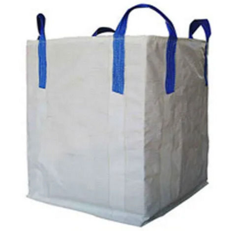 White 18X16 Inches Matte Finish Flex Loop Handle Polypropylene Plain Bag