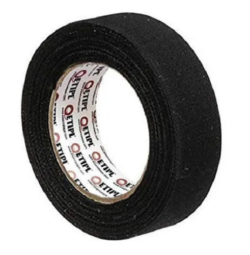 Black 20 Meter Single Sided Cotton Friction Tape