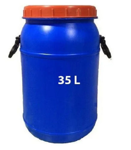 Plastic 35 Liter Capacity 2.5 Feet Round Plain Hdpe Drum