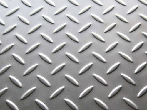 4 Mm Thick Galvanized Rectangular Stainless Steel Chequered Plate